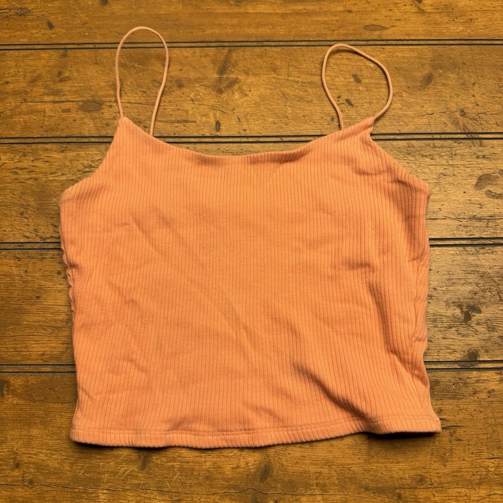 Womens Garage Junior Crop Tank Top Size Small Sleeveless Fitted‎